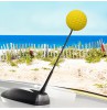 Coolballs Yellow Golf Car Antenna Ball / Auto Dashboard Accessory 